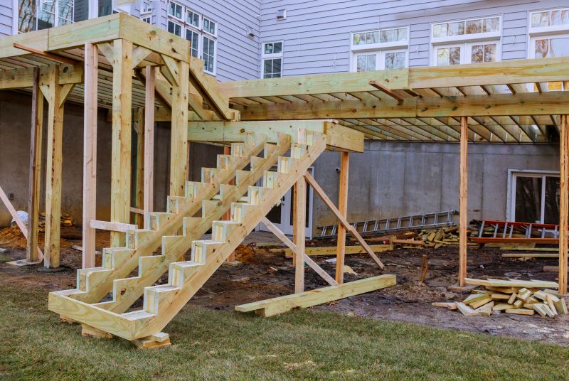 Deck Steps Construction