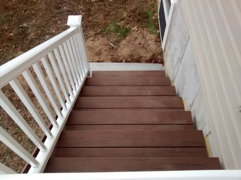 Deck Steps Construction