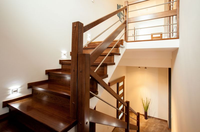 Elegant Wood Staircase