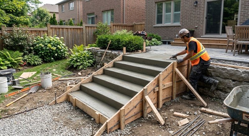 Deck Steps Construction Service